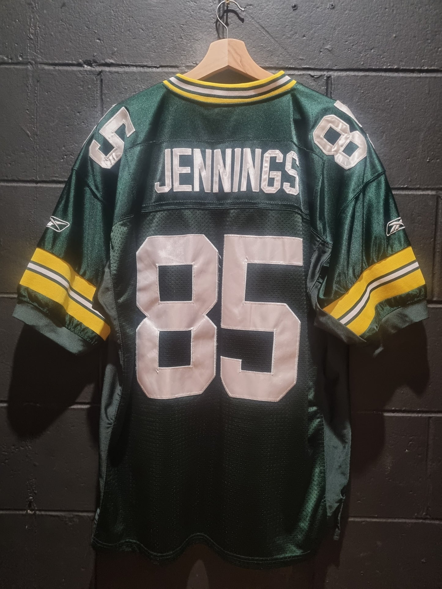 Green Bay Packers Jennings On Field Reebok 52 / XL