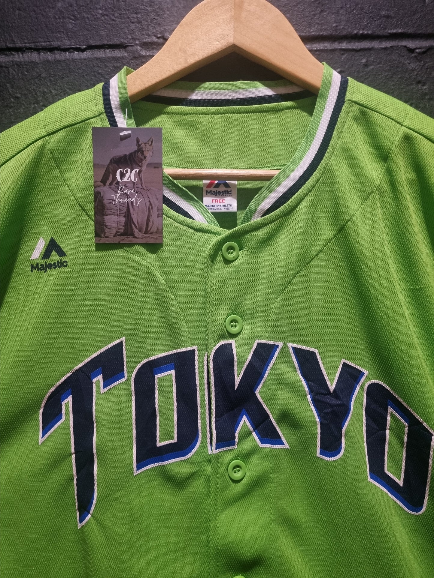 Tokyo Yakult Swallows Majestic Made in USA Large