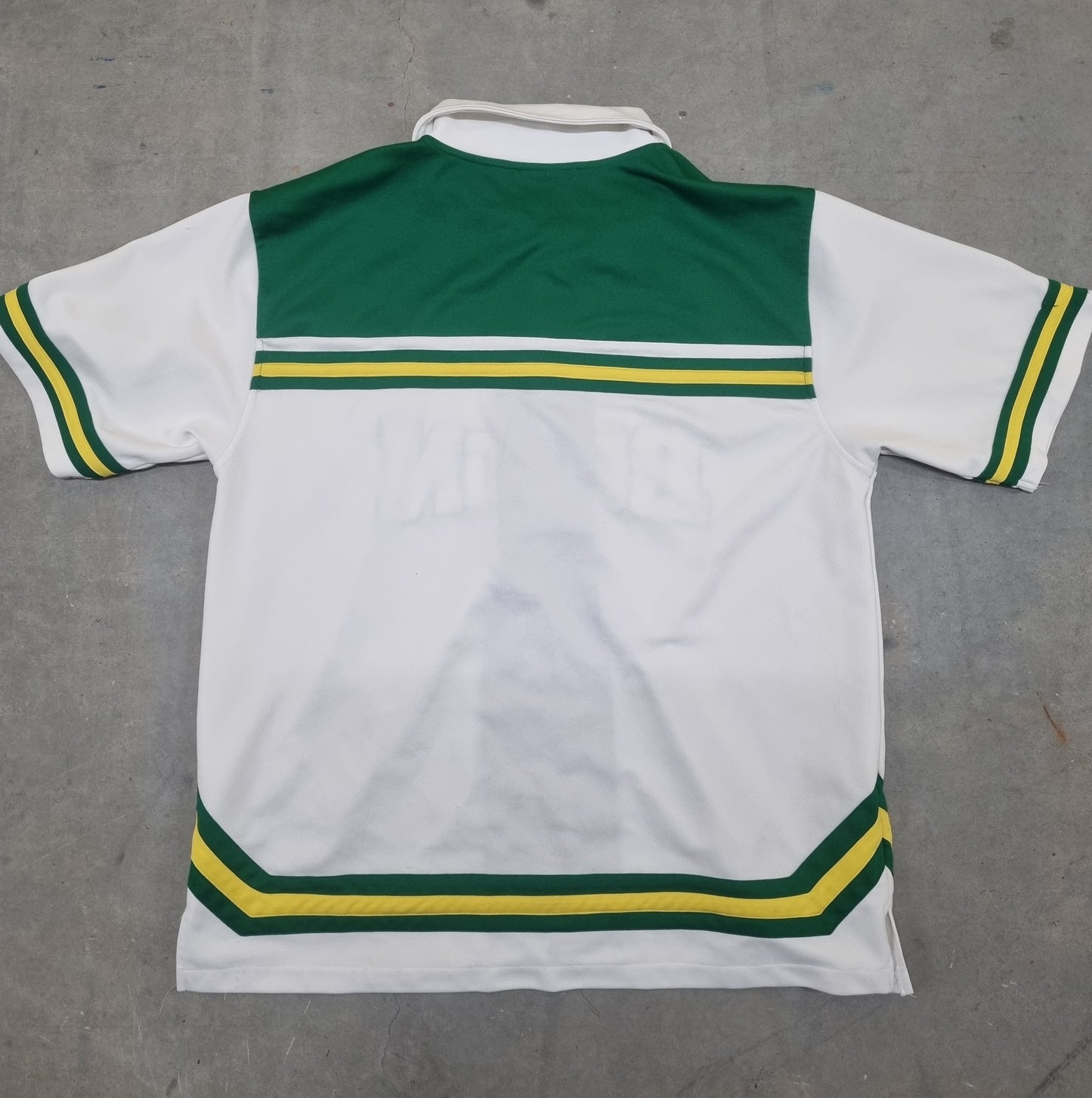 Vintage 1994 Boston Celtics Button Up Collar Jersey Made in Korea 2XL