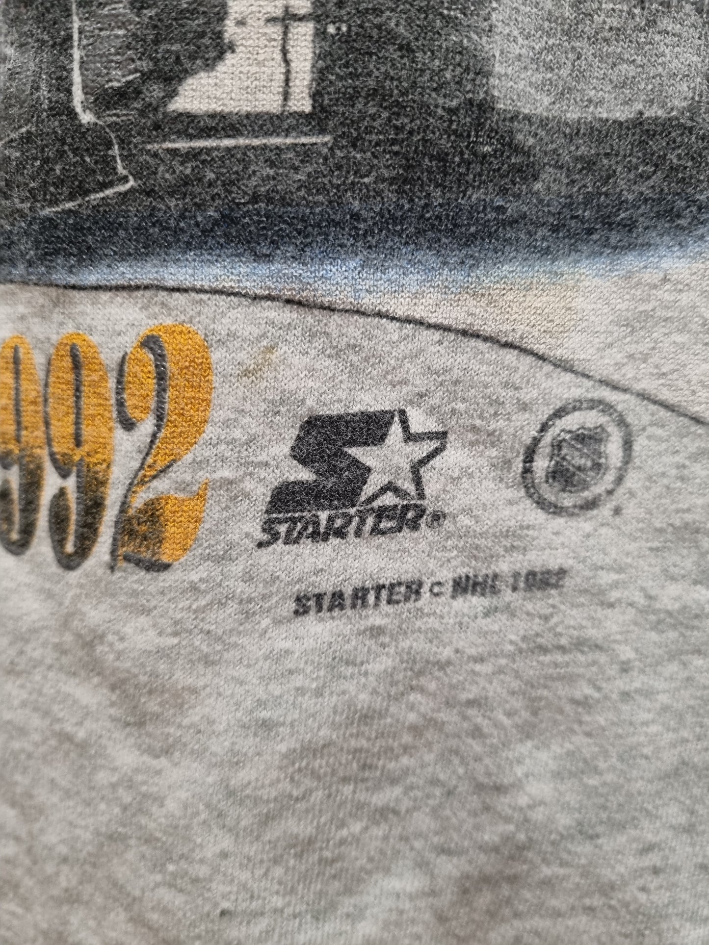 Pittsburgh Penguins Back to Back Stanley Cup Champs 1991 - 1992 Starter Large