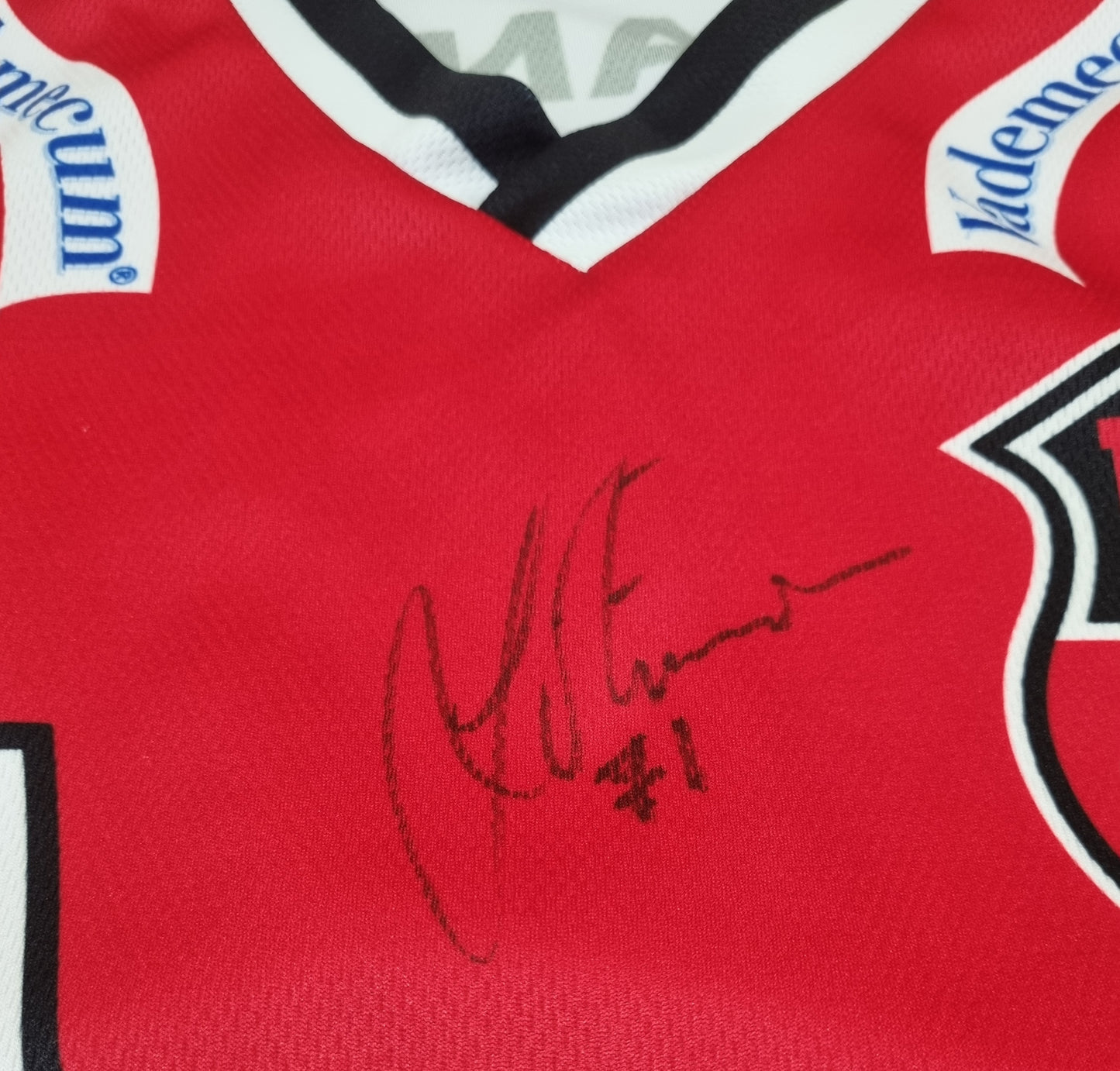 Rare Signature Malmo Redhawks Sweden Hockey Jersey XL