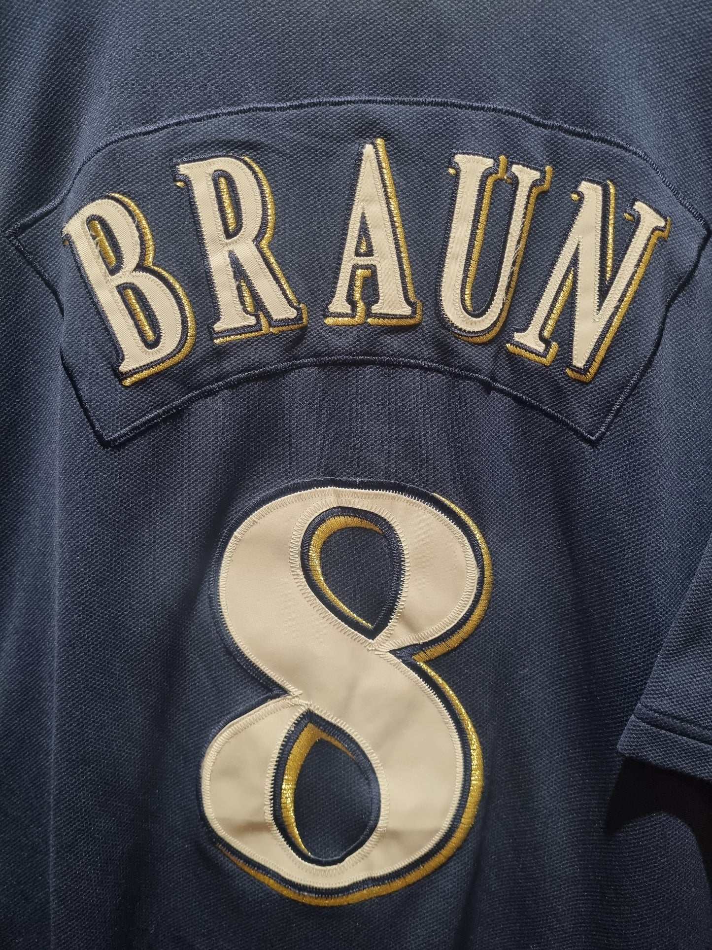 Milwaukee Brewers Braun Nike Drifit Large