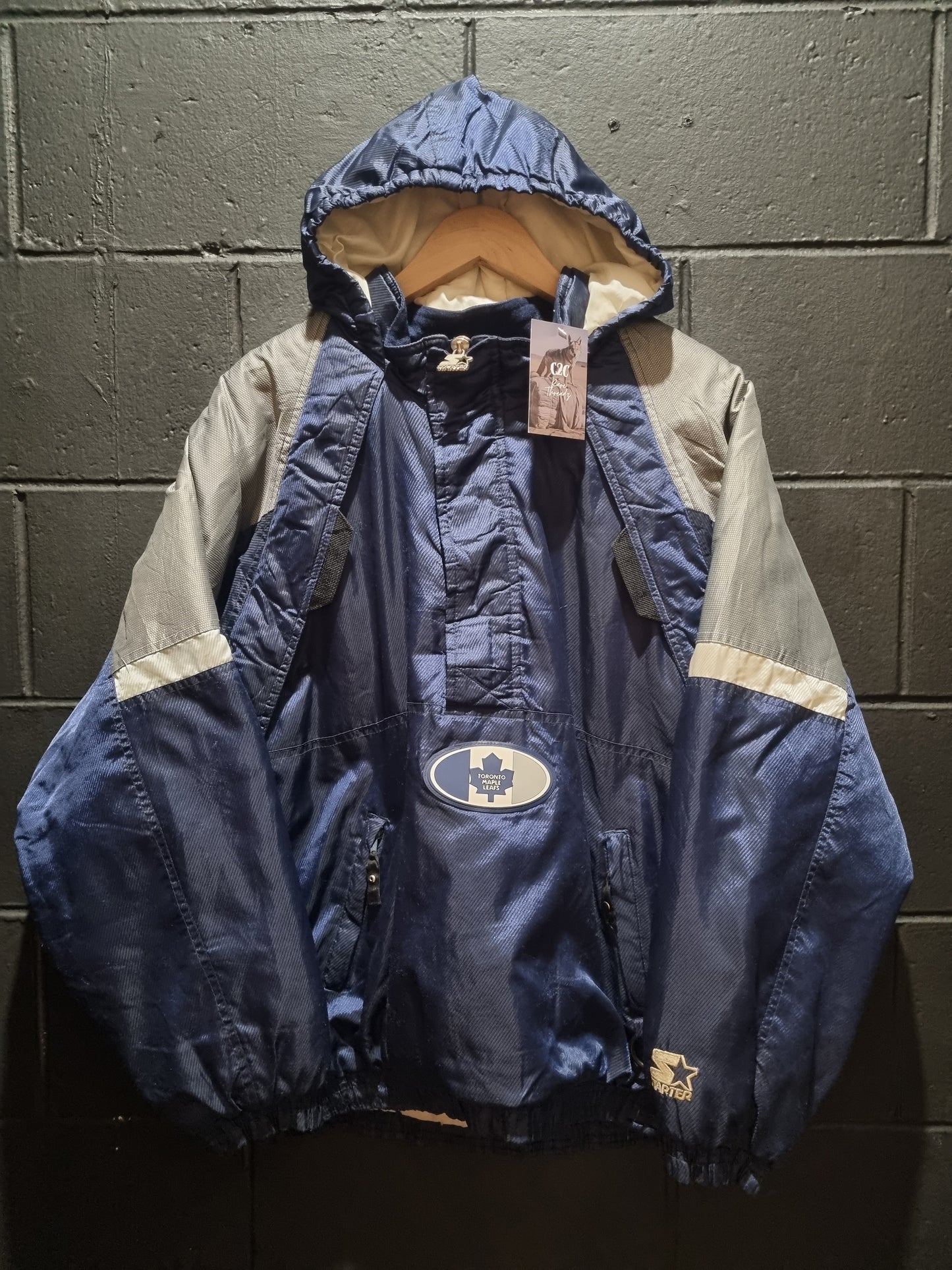 Toronto Maple Leafs Starter Brand Replica Puffer Jacket XL