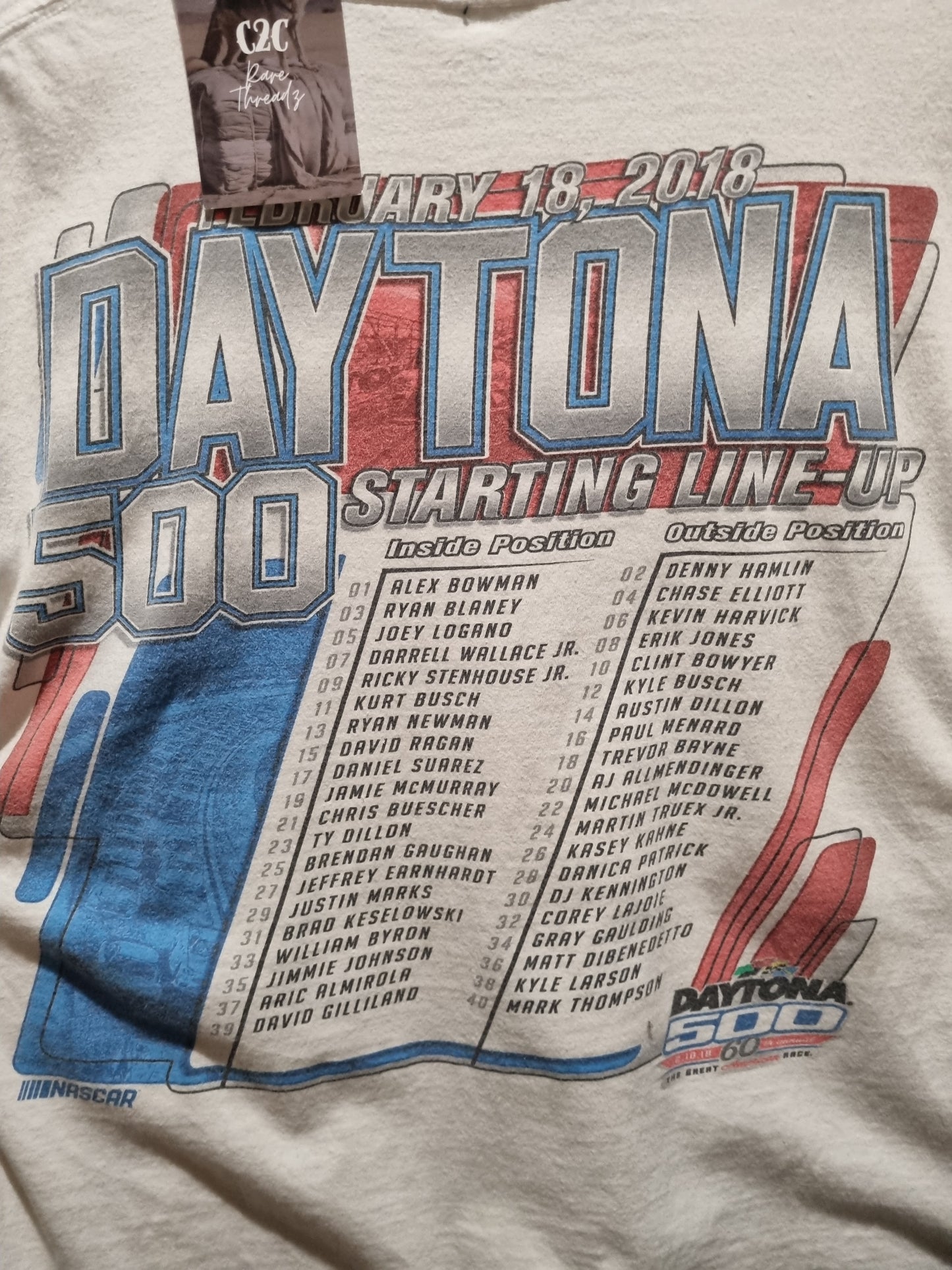 60th Annual Daytona 500 Starting Line Up Medium