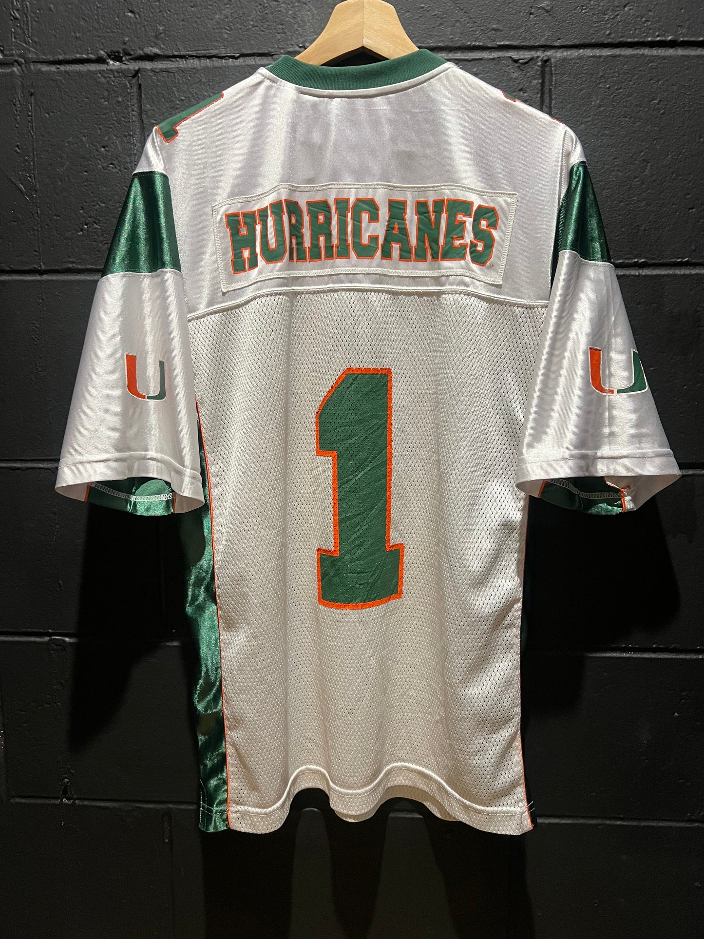 Miami Hurricanes NCAA #1 Jersey Medium