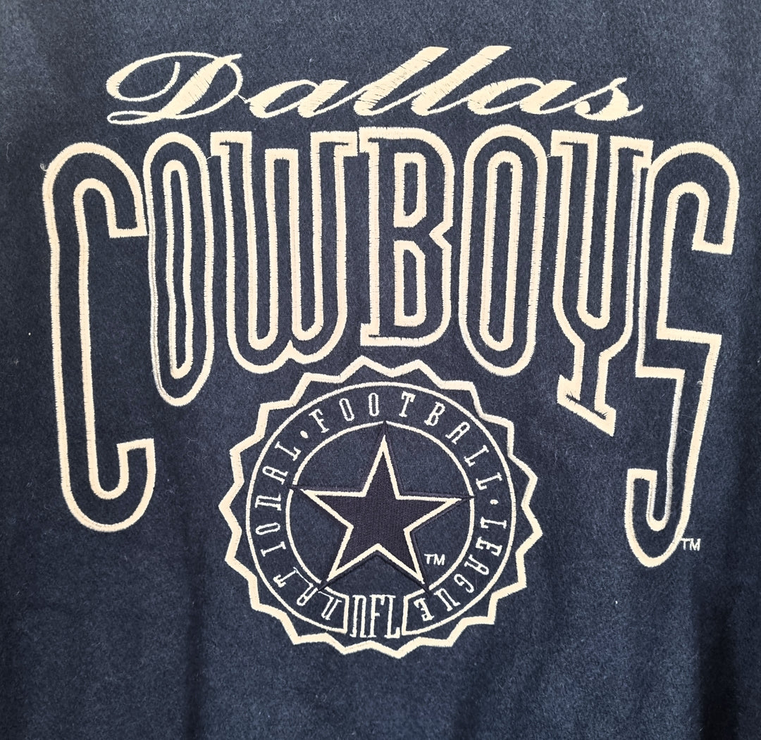 Logo Athletic Dallas Cowboys Denim Jacket Large