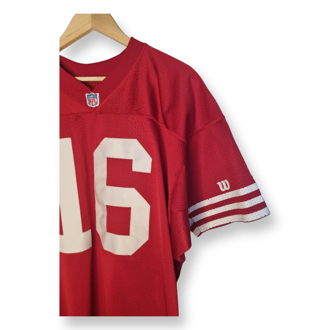 NIKE Joe Montana San Francisco 49ERS STITCHED Red ON