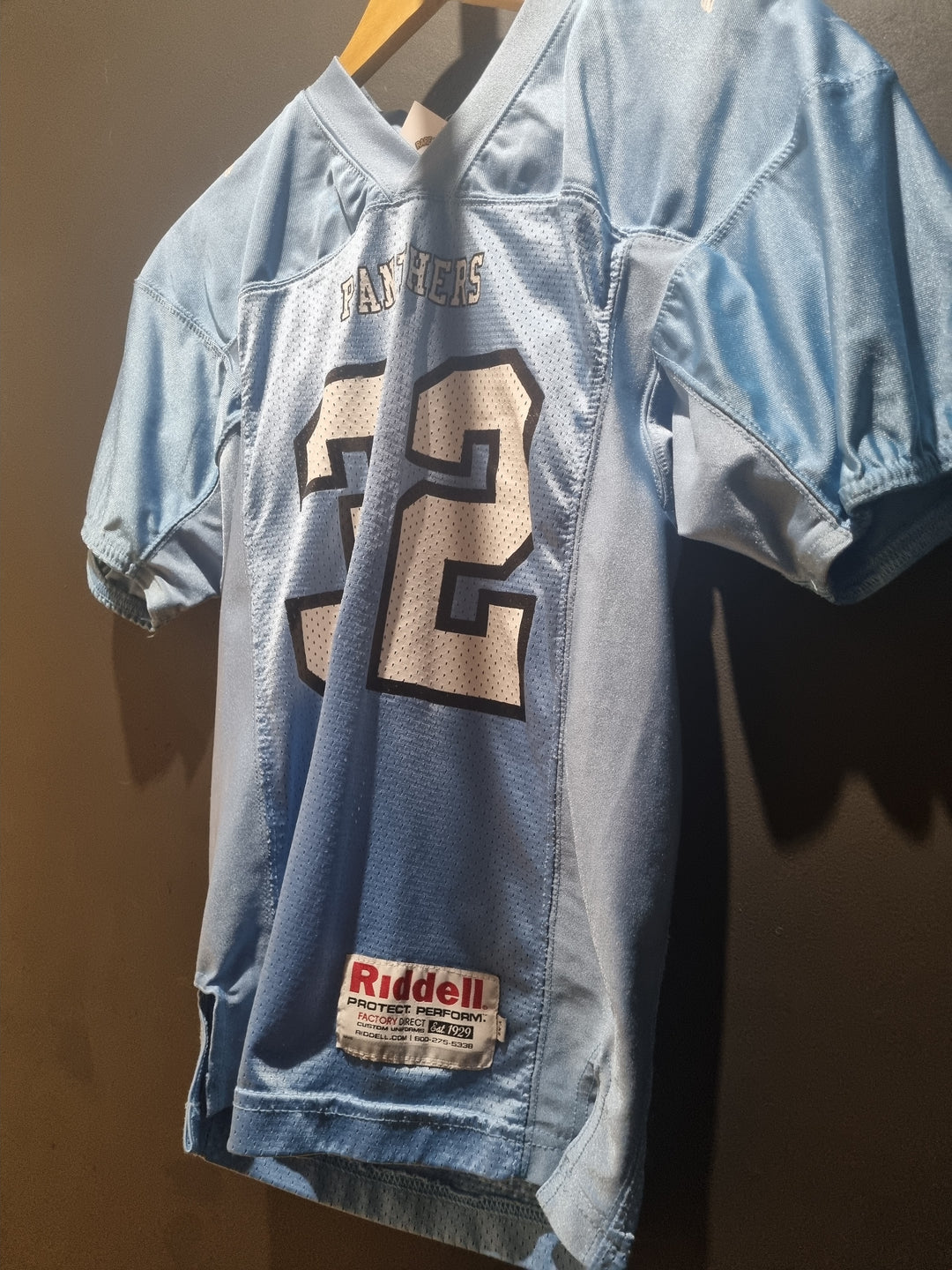 Panthers Capers Riddell Cropped Jersey