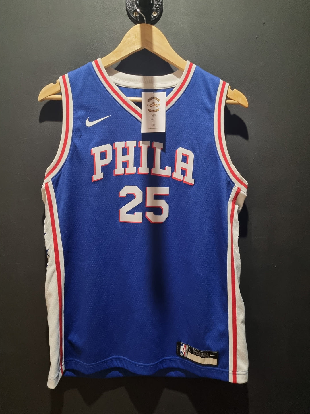 Philadelphia 76ers Nike Simmons Youth Large
