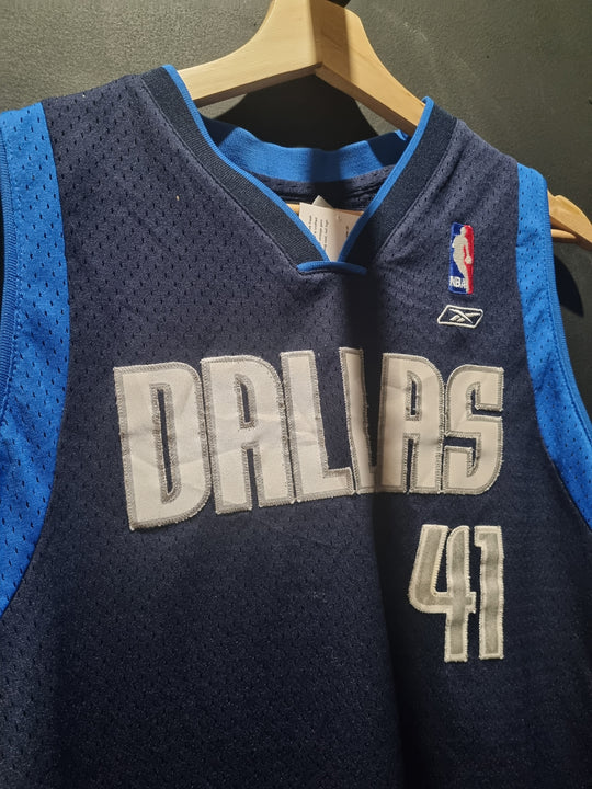 Dallas Mavericks 41 Nowitzki Youth L