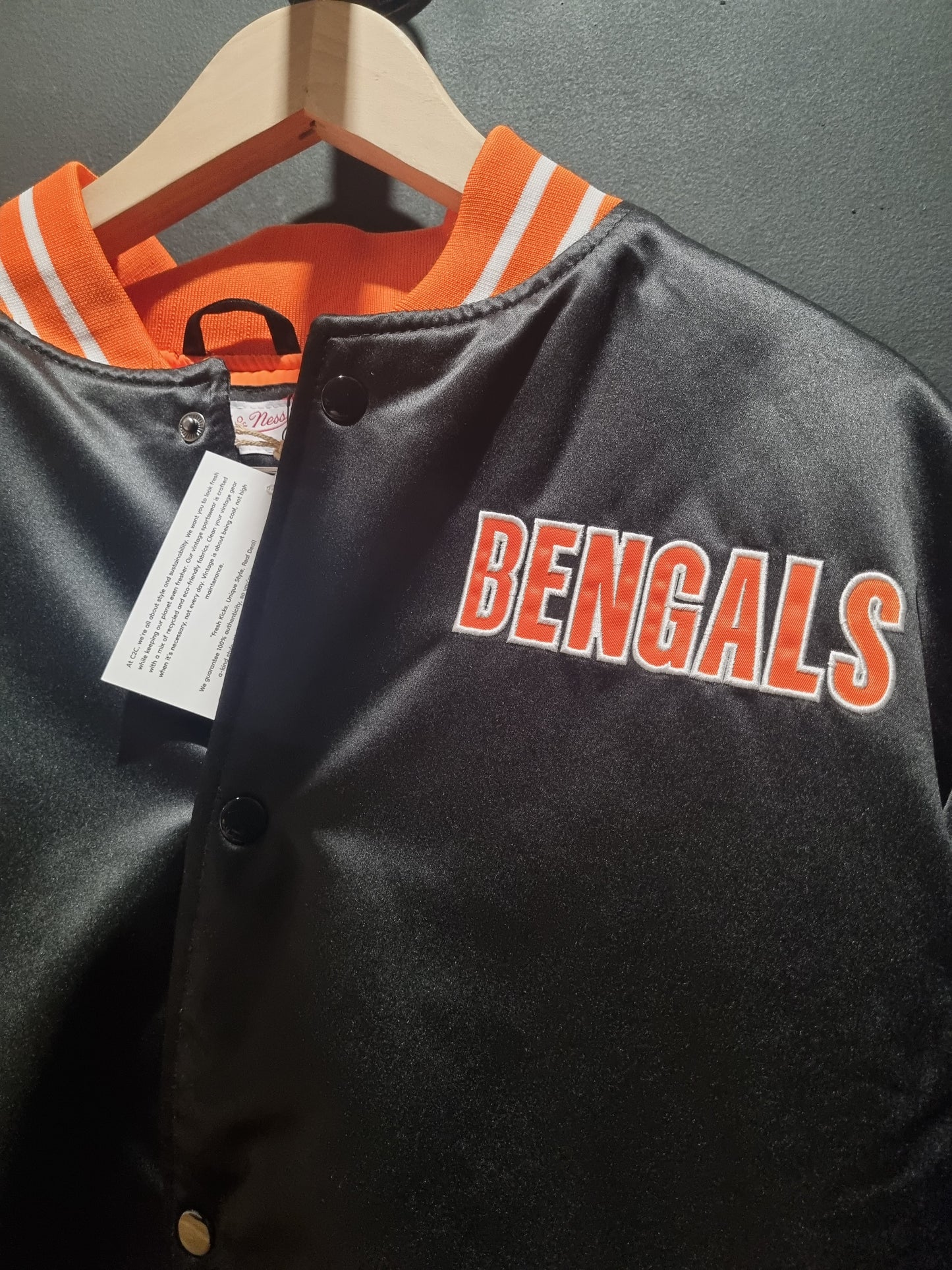 Cincinnati Bengals Satin Bombers Mitchell & Ness XL