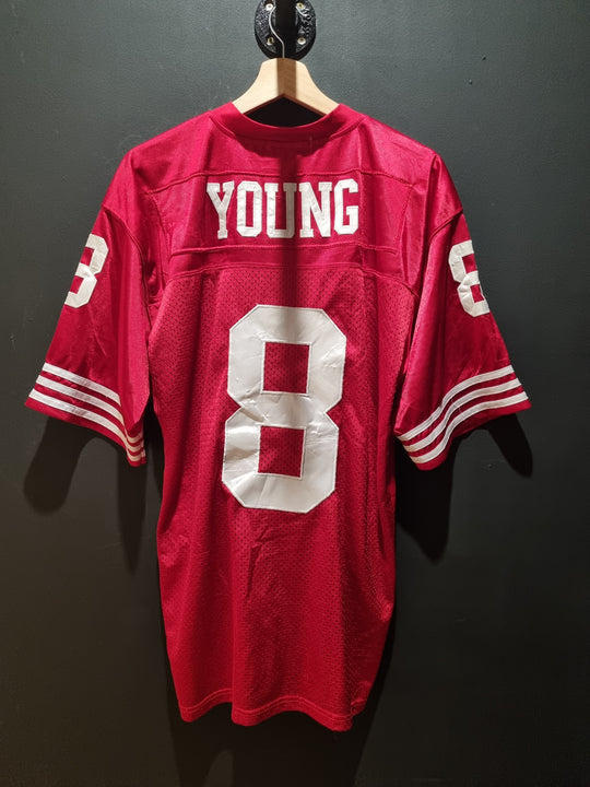 Throwbacks 49ers Steve Young Mitchell & Ness Large