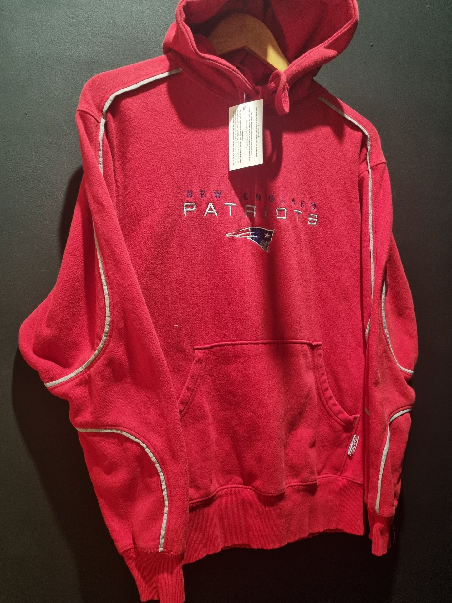 New England Patriots Red Small Hoodie