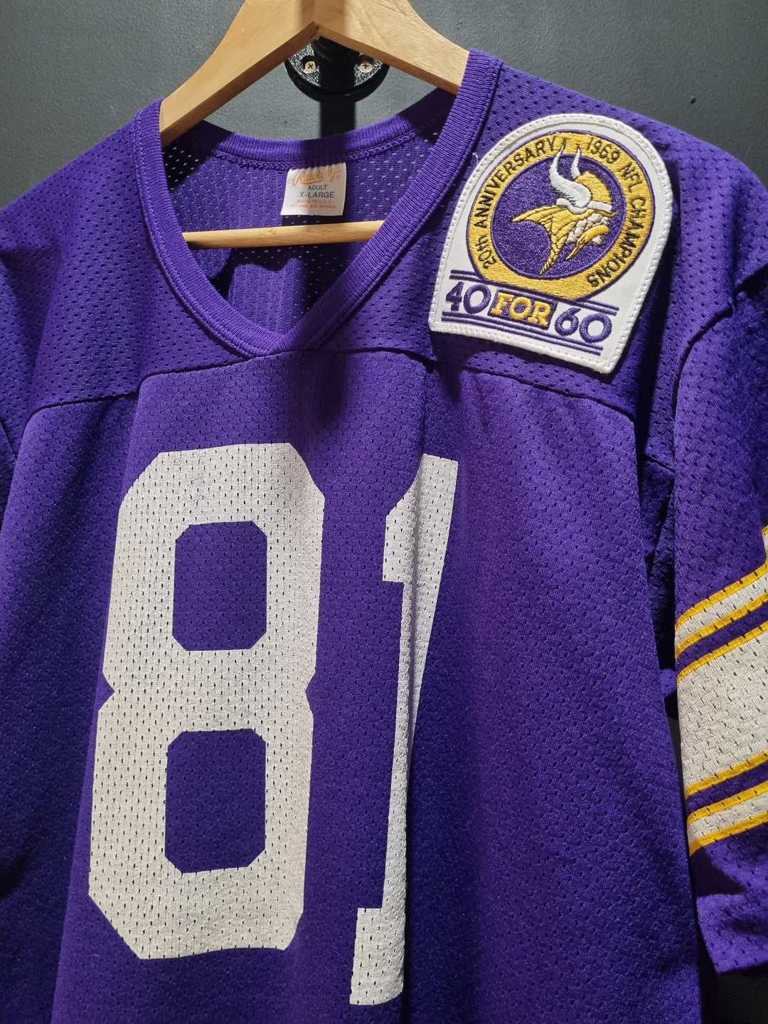 Vikings Carter 1969 40 for 60 XL