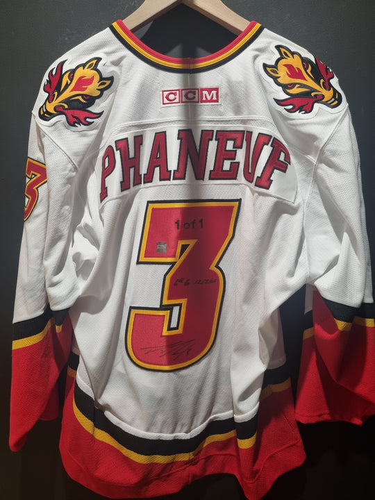 Signed Authenticated Phaneuf Calgary Flames Large