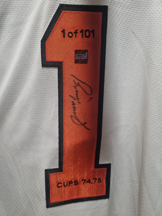Bernie Parent Signed Authenticated Philly Flyers NHL Large
