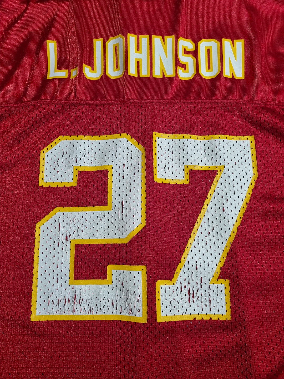 KC Chiefs Johnson Reebok Youth XL