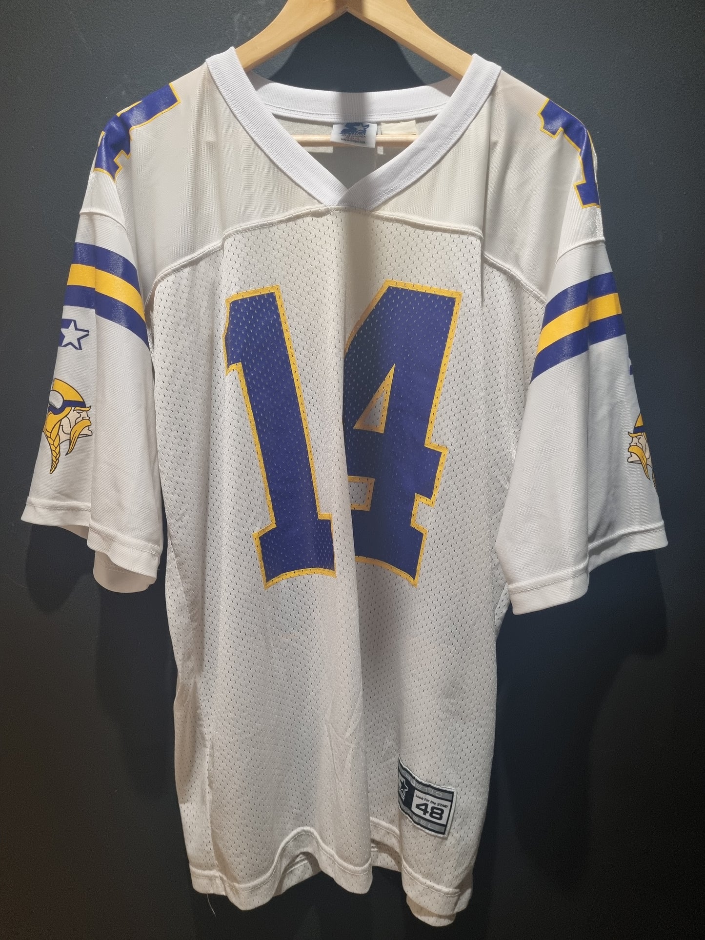 Vintage 90s Vikings Johnson Starter Brand 48