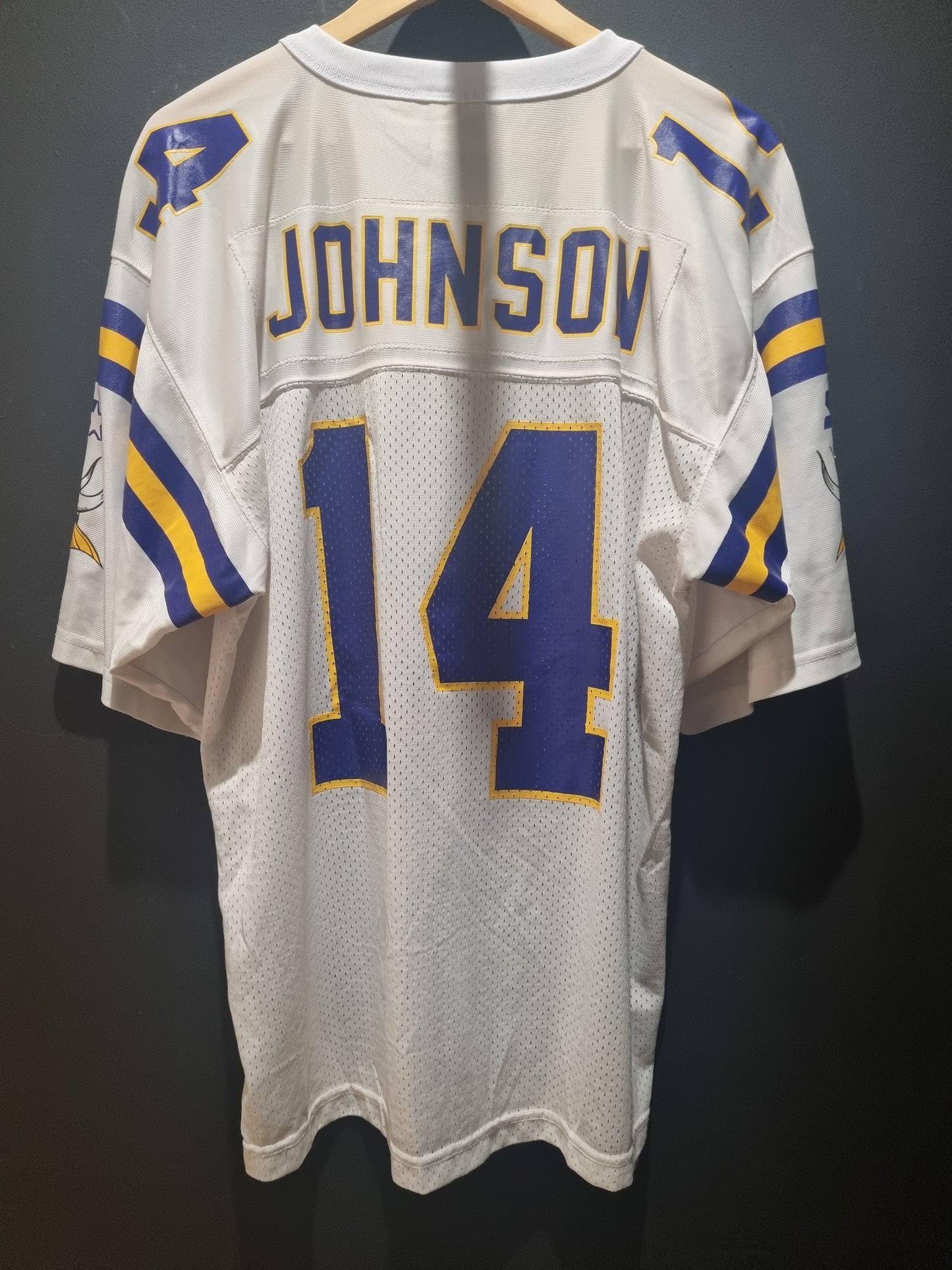 Vintage 90s Vikings Johnson Starter Brand 48