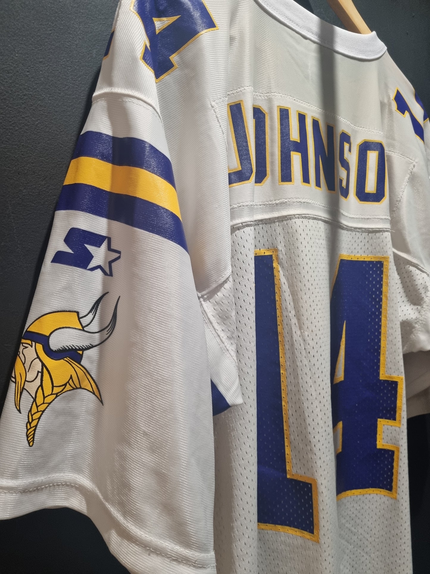 Vintage 90s Vikings Johnson Starter Brand 48