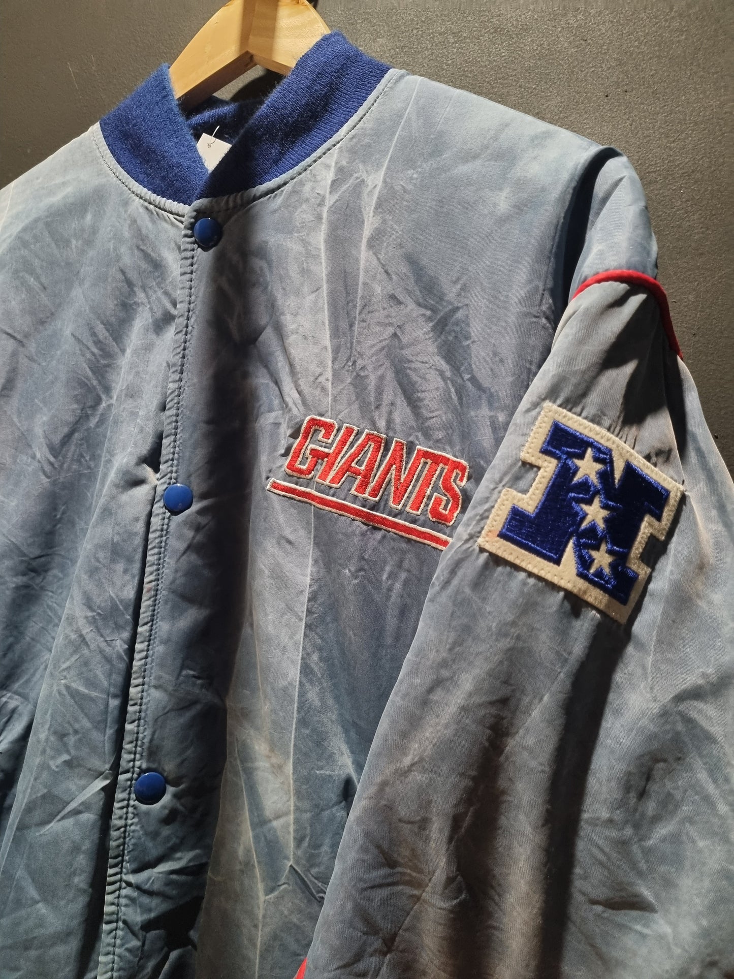 NY Giants Starter Bombers Jacket Medium