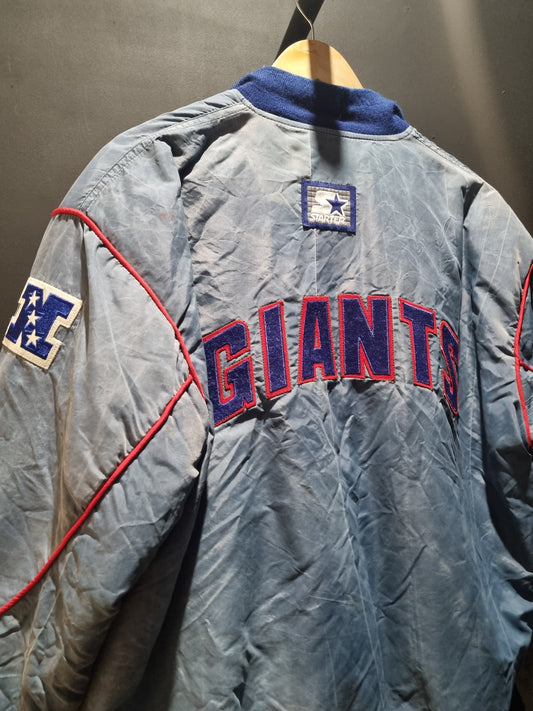 NY Giants Starter Bombers Jacket Medium