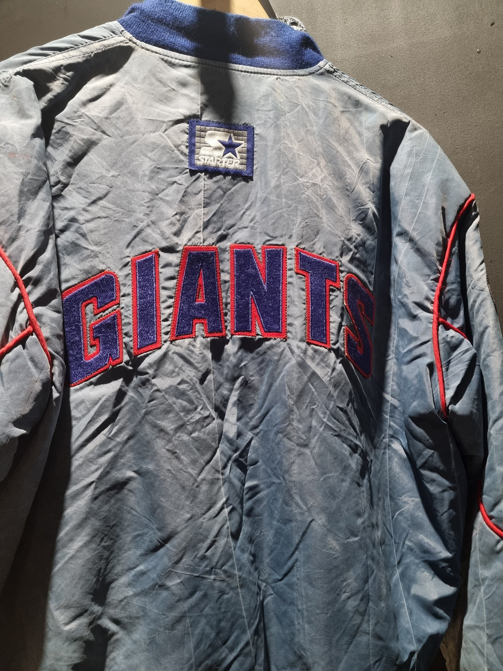 NY Giants Starter Bombers Jacket Medium