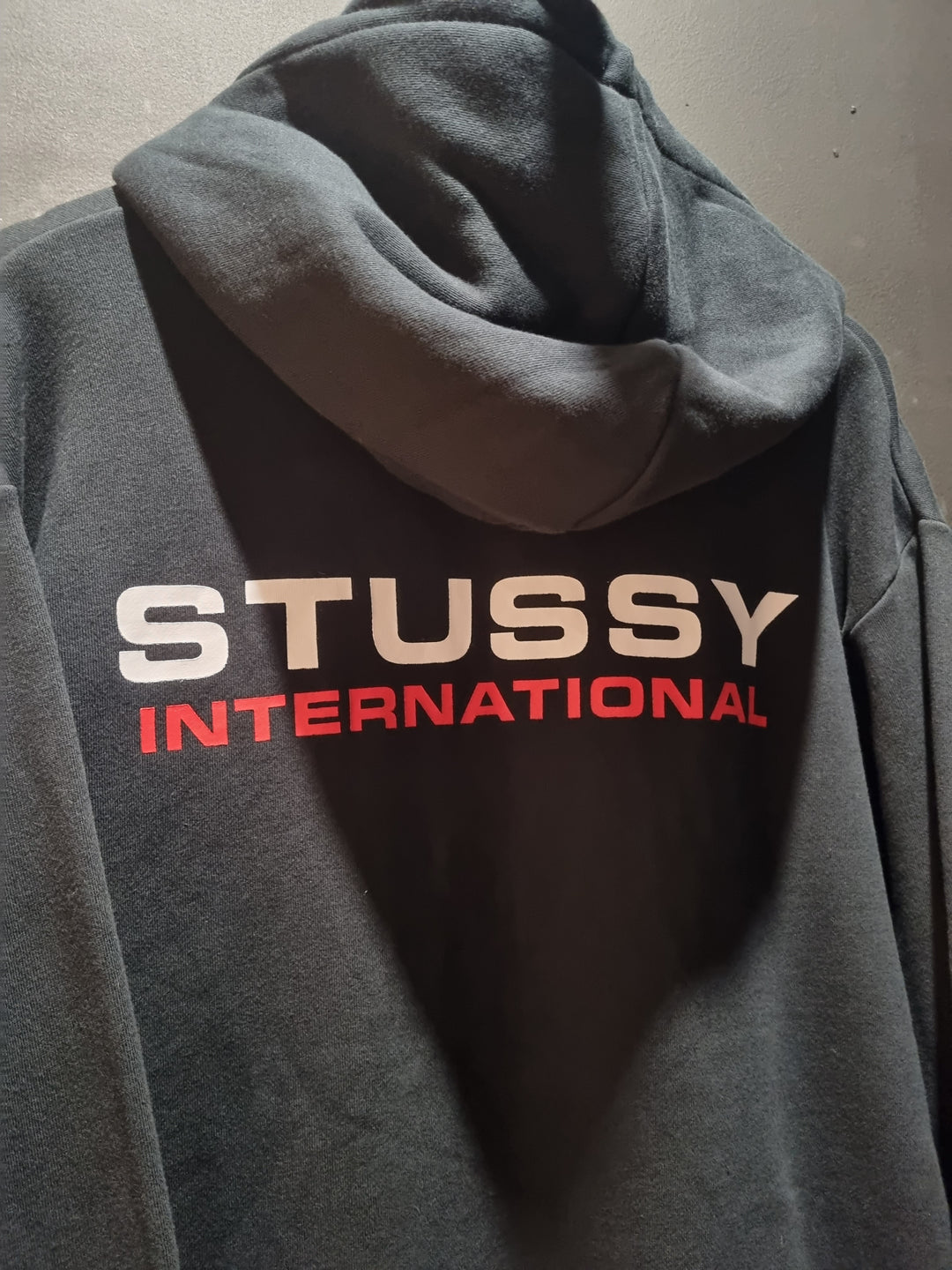 Stussy International Black Hoodie Large