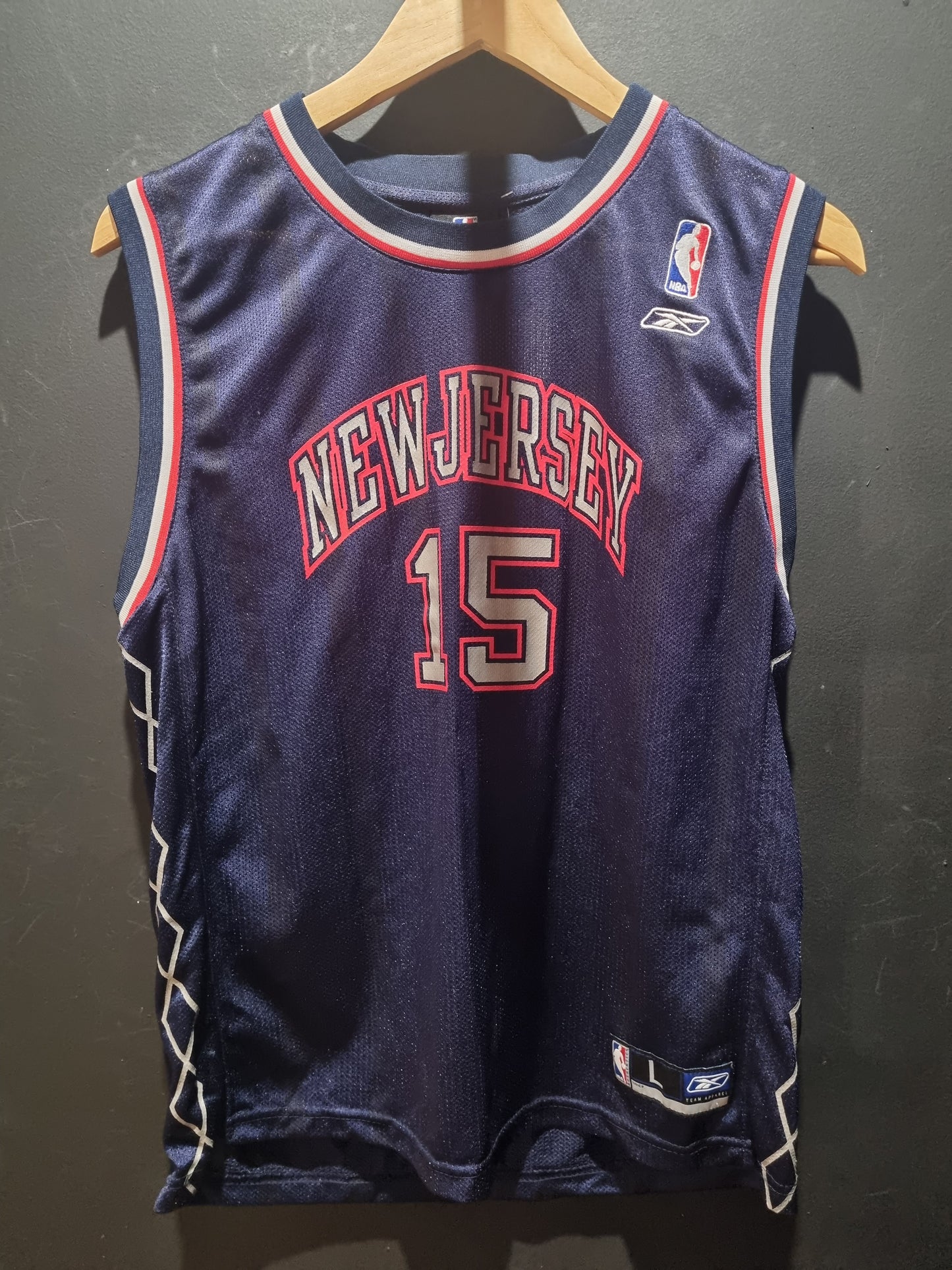 New Jersey Vince Carter Reebok Youth Large