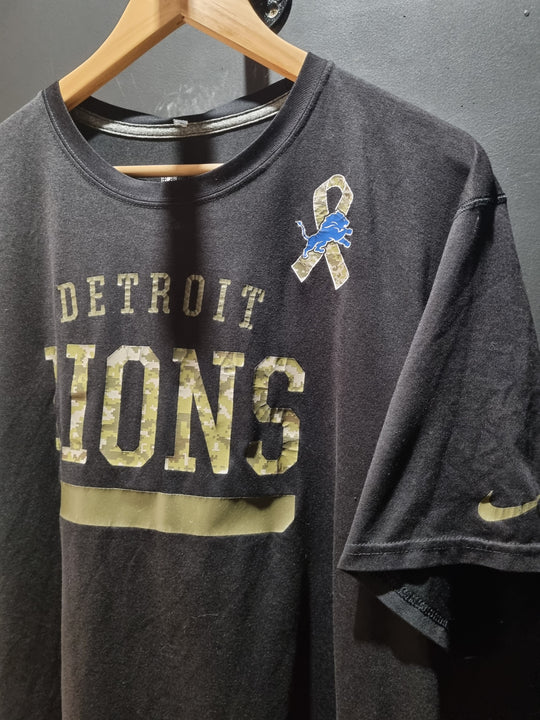 Nike Dri Fit Salute to Service Detroit Lions 2XL