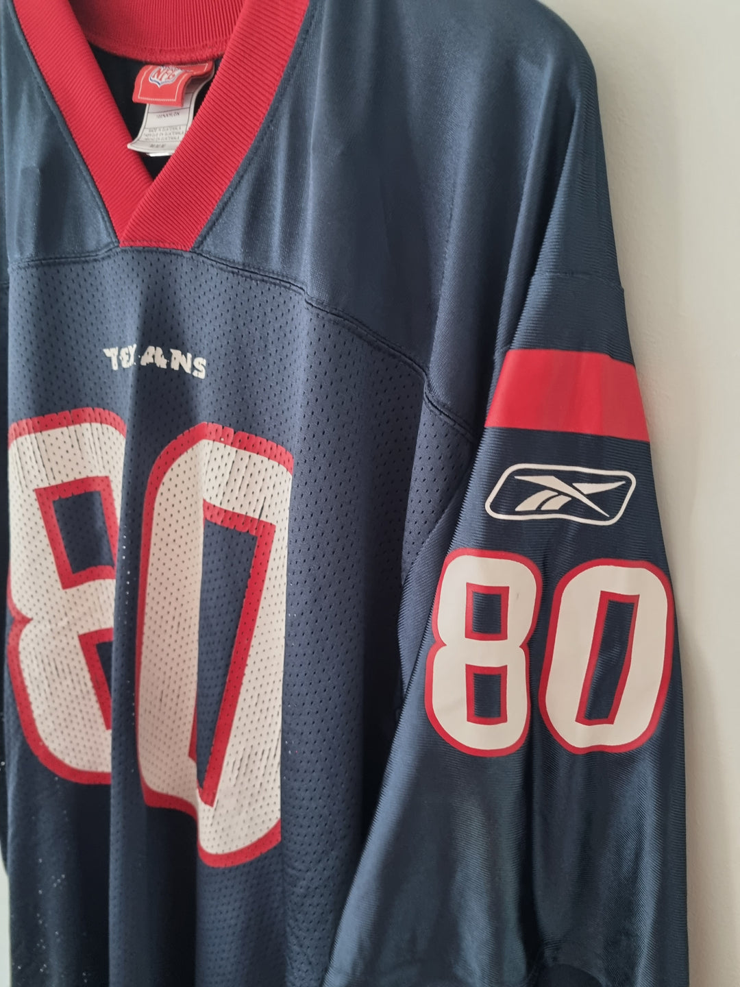 Houston Texans A Johnson Reebok Medium