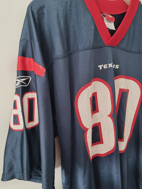 Houston Texans A Johnson Reebok Medium