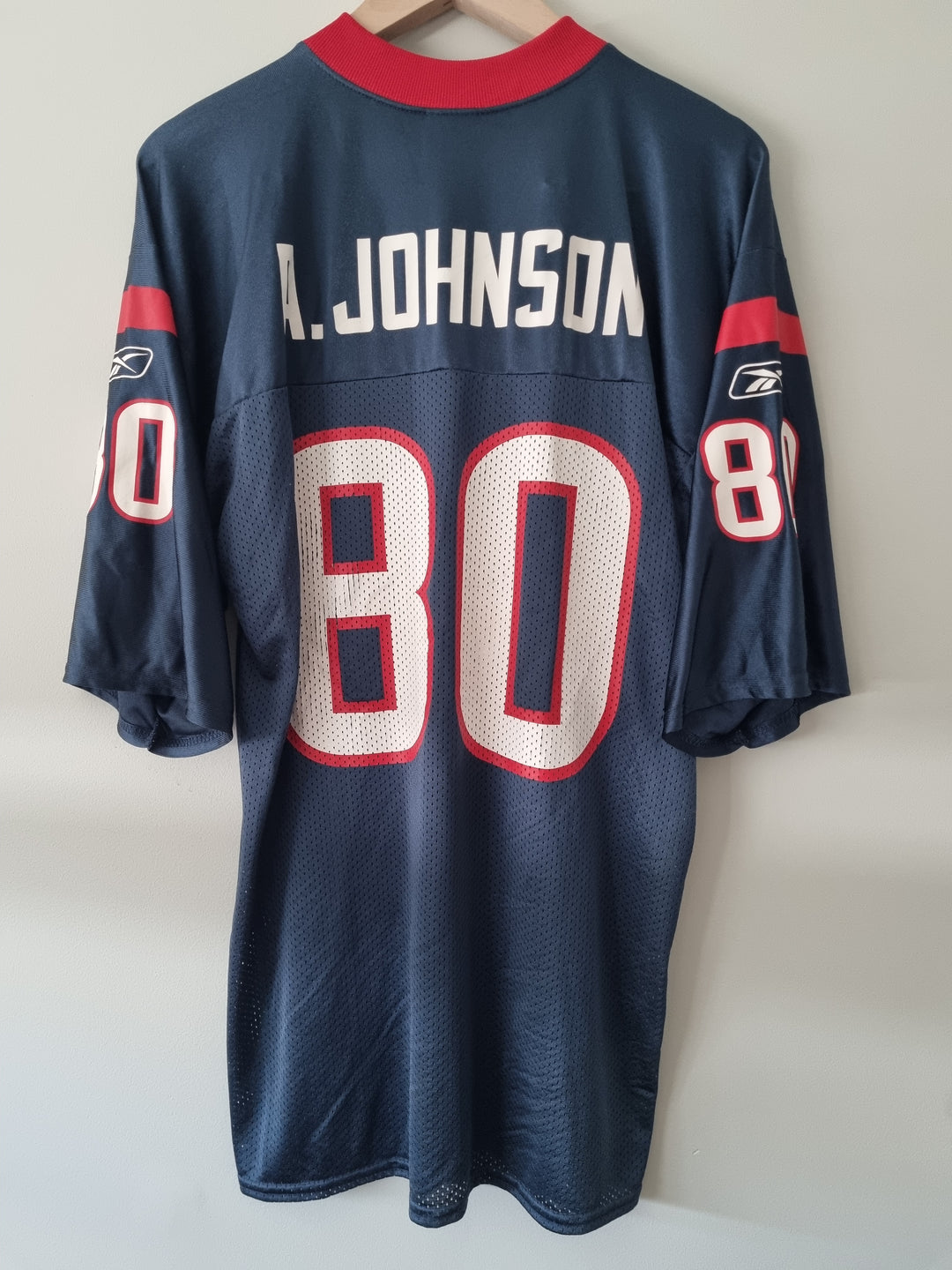 Houston Texans A Johnson Reebok Medium