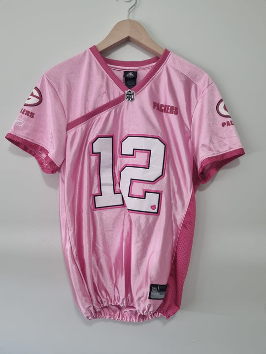 Green Bay Packers Reebok Rodgers Pink Women XL