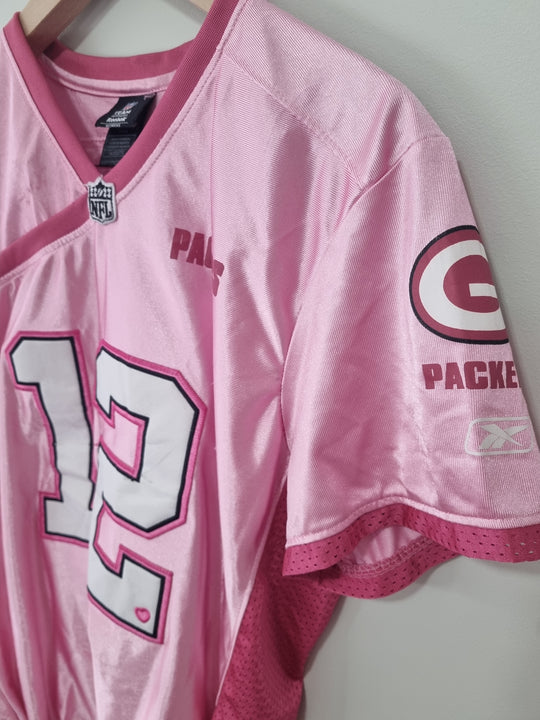 Green Bay Packers Reebok Rodgers Pink Women XL