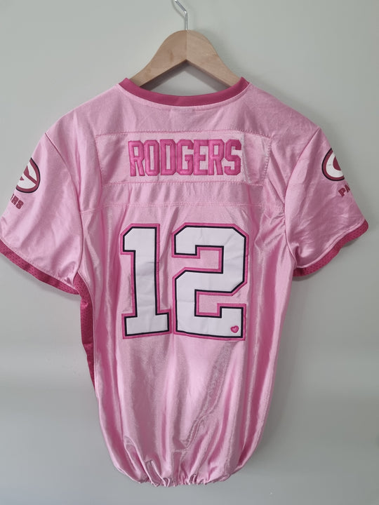 Green Bay Packers Reebok Rodgers Pink Women XL