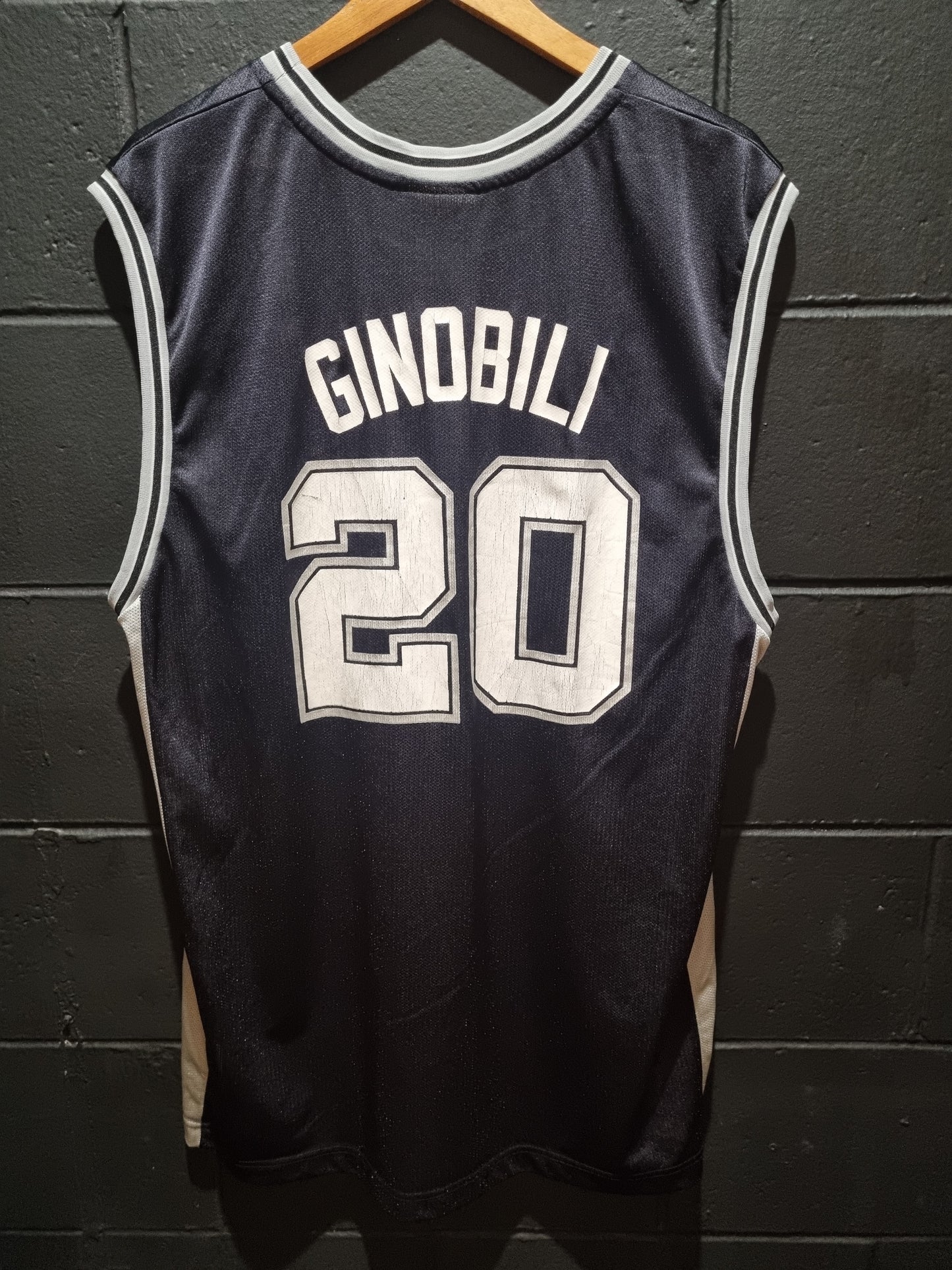 Spurs Manu Ginobili Reebok XL