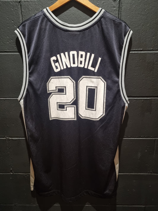 Spurs Manu Ginobili Reebok XL