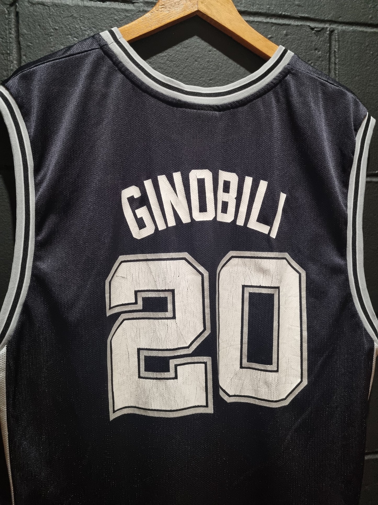 Spurs Manu Ginobili Reebok XL