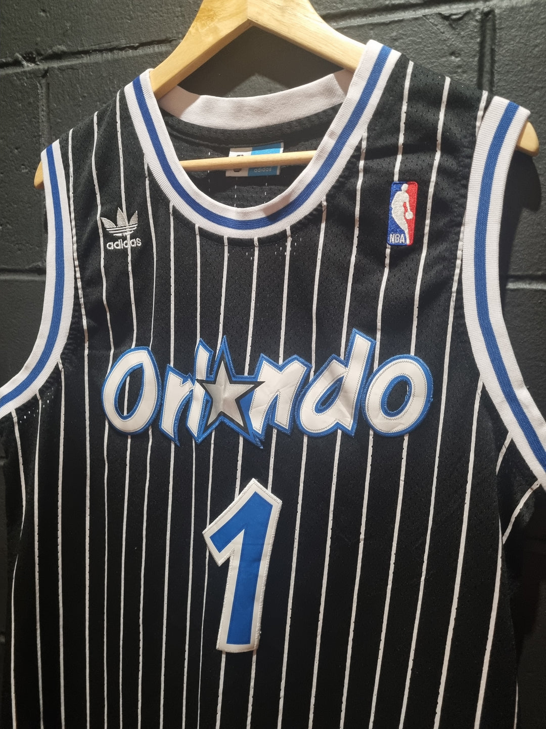 Orlando Magic T-Mac Hardwood Classics Adidas Large