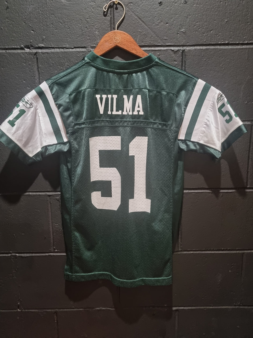 New York Jets Vilma Reebok Kids Medium (10/12)