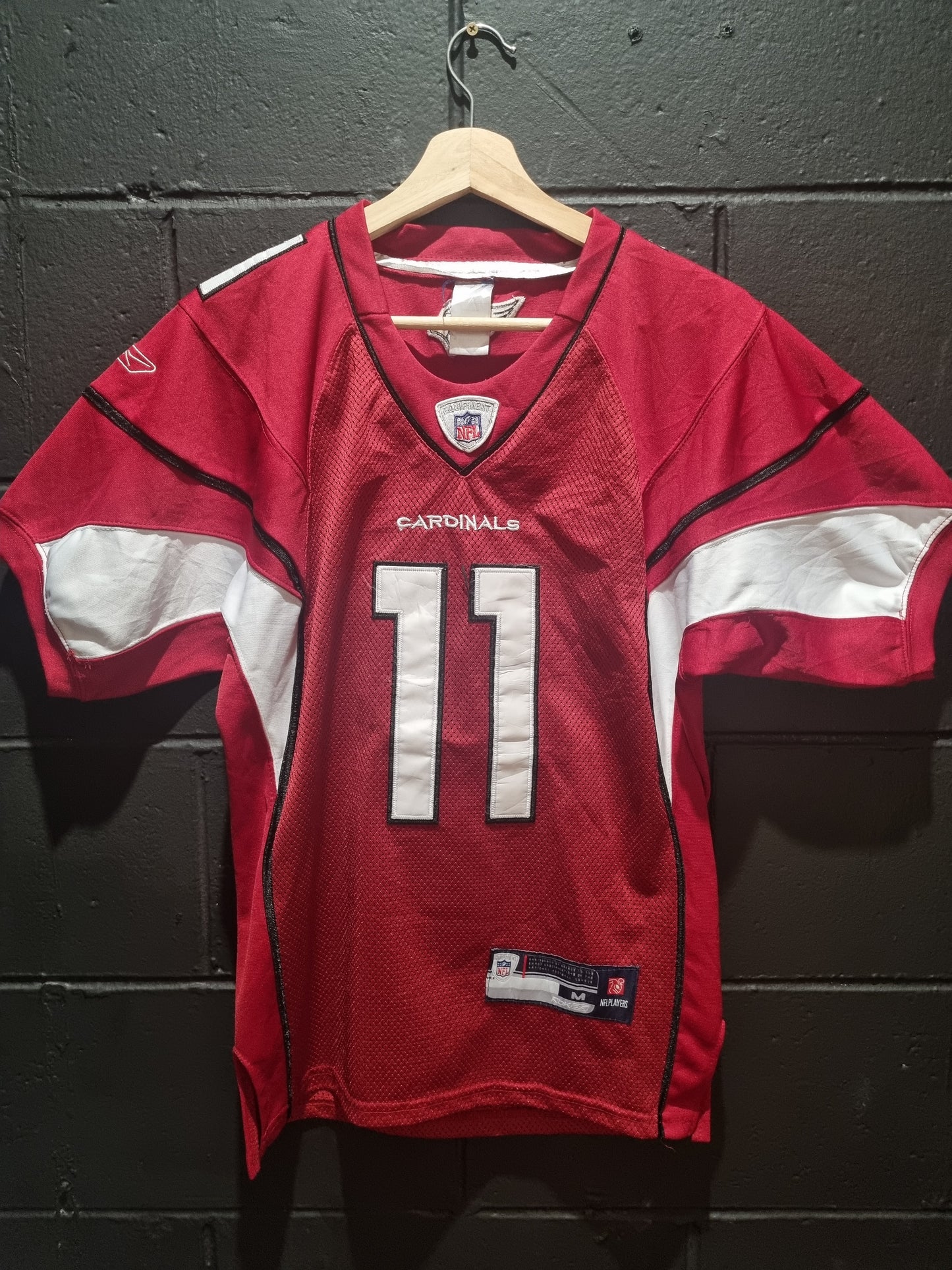 Cardinals Fitzgerald Reebok Youth Medium (10/12)