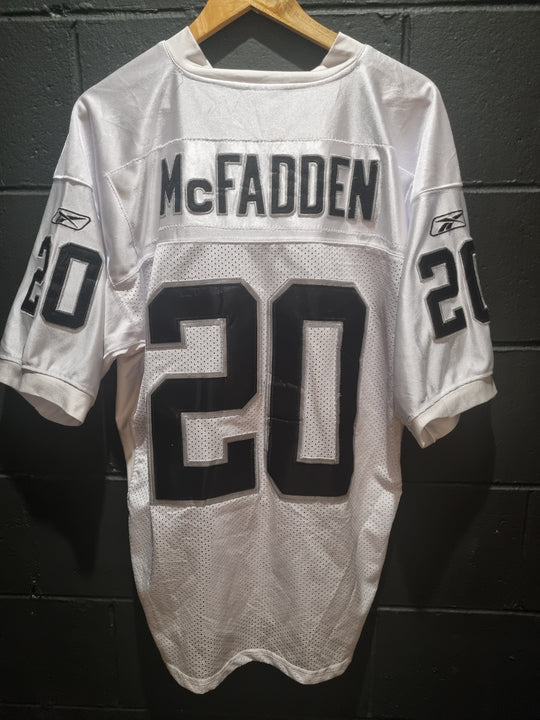 Raiders McFadden Reebok XL