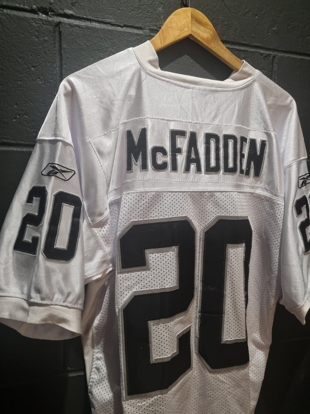 Raiders McFadden Reebok XL