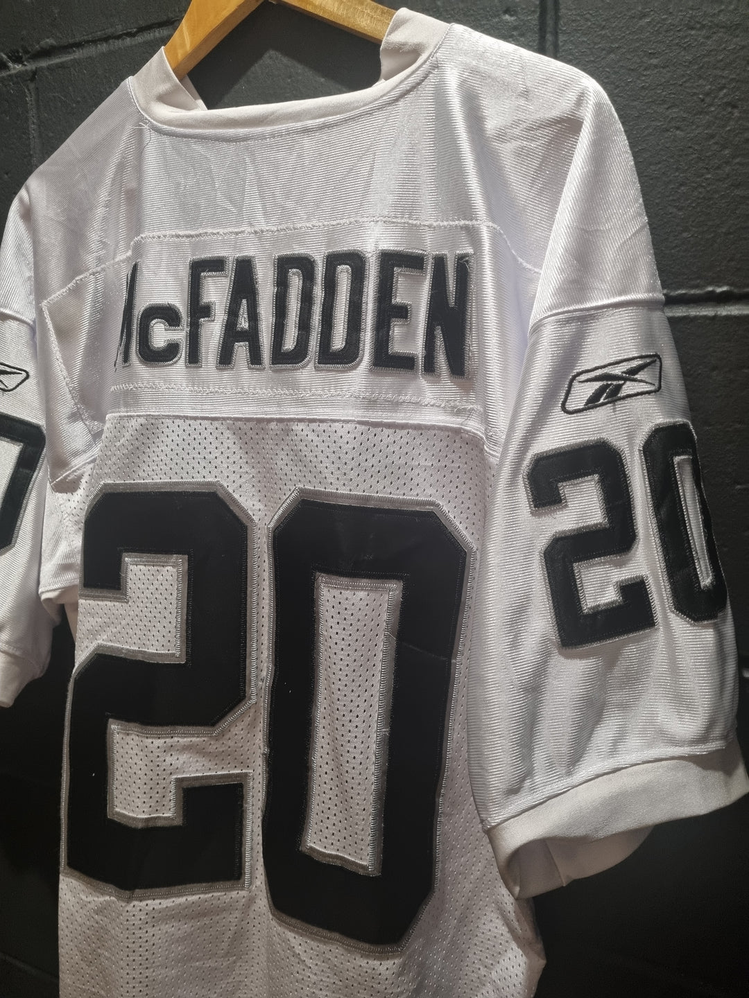 Raiders McFadden Reebok XL