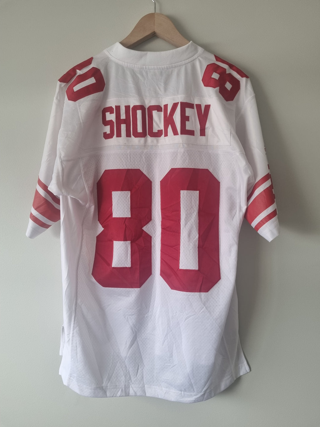 New York Giants Shockey Reebok Medium / Large