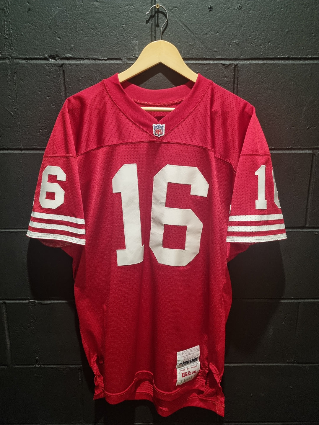 Joe Montana San Francisco 49ers Licensed Proline Wilson Large