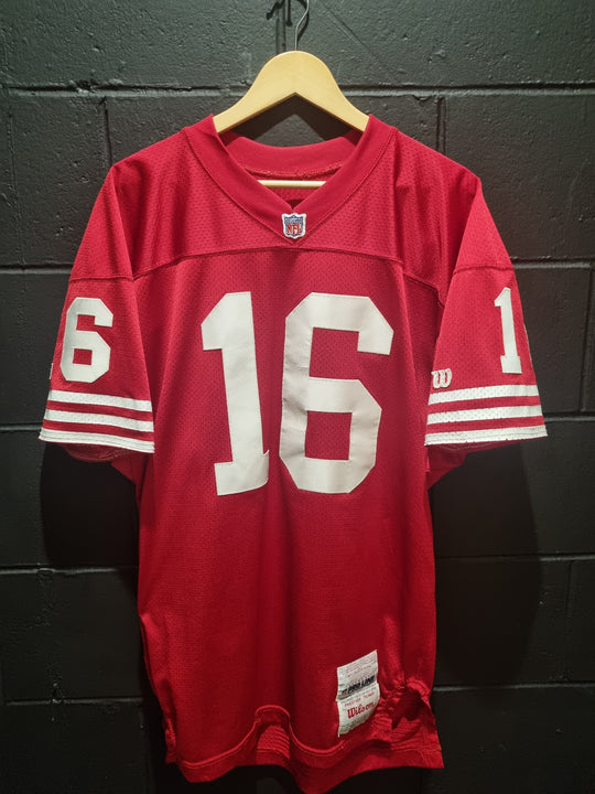 Joe Montana San Francisco 49ers Licensed Proline Wilson Large