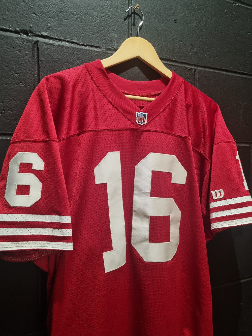 Joe Montana San Francisco 49ers Licensed Proline Wilson Large
