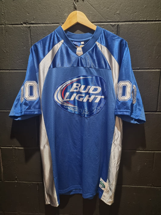 Bud Light Beer Jersey Large